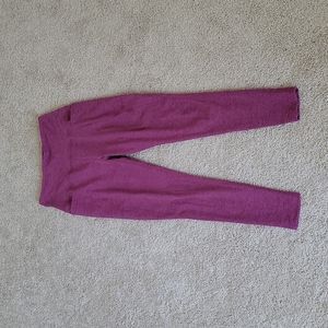 Beyond Yoga pink 7/8 pocket legging, size M